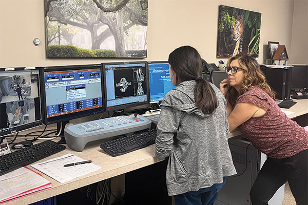 linear accelerator command center