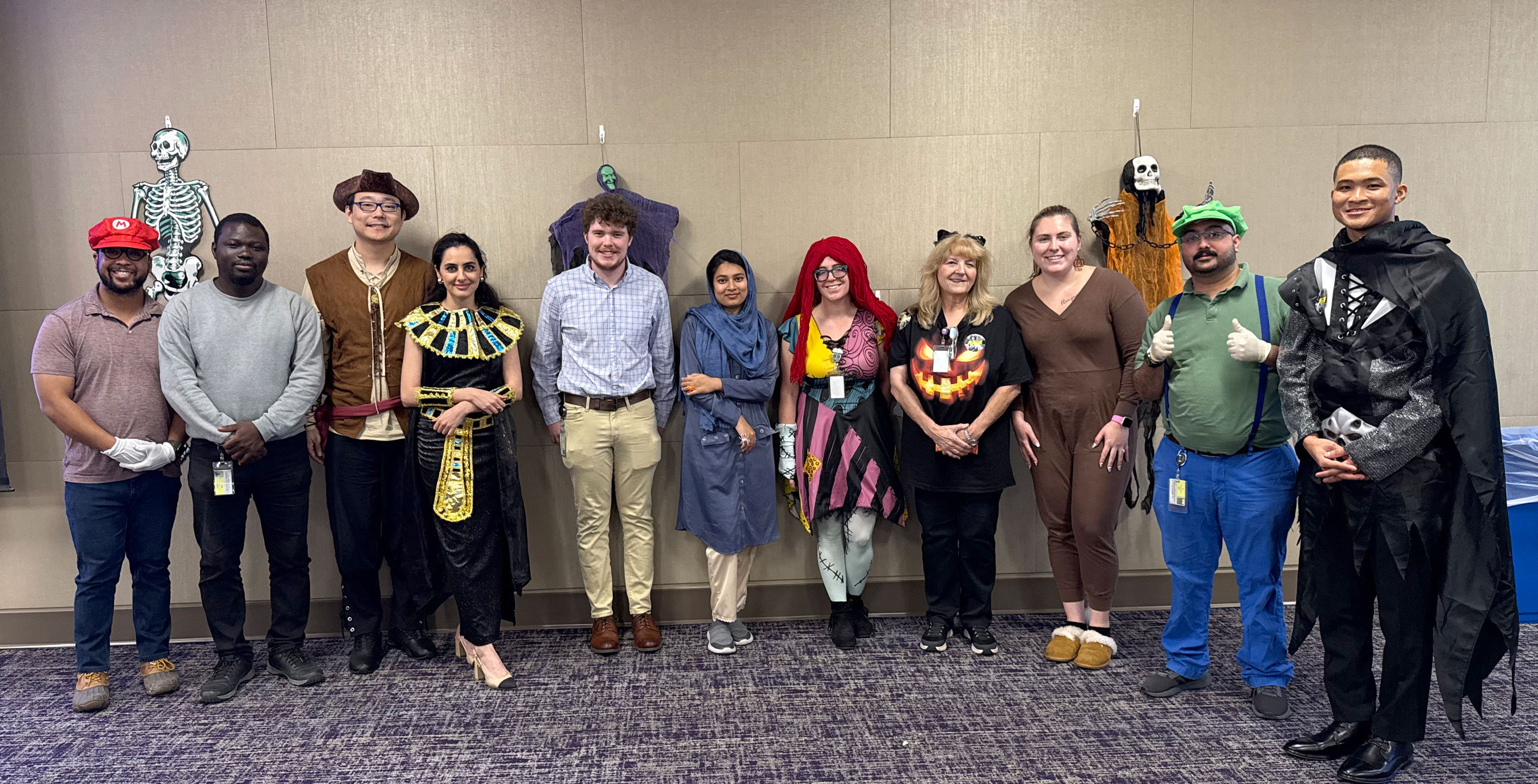 grad students at retreat